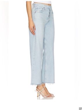 AGOLDE Ren High Rise Wide Leg Jeans Smash Size 29